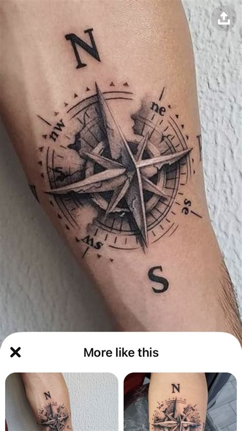 Pin By Jacklyn Williams On Tattoo Ideas Compass Tattoos Arm Compass