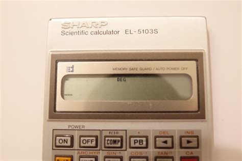 Vintage Sharp Scientific Calculator El S Ebay