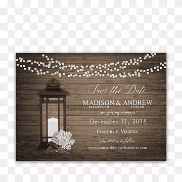 Lantern Light Wedding Invitation Png Images Pngwing