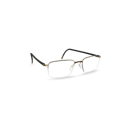 Silhouette Illusion Nylor Satin Black Eyeglasses Man