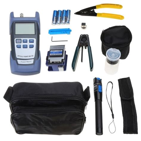 Multifunctional Ftth Optical Fiber Tool Kits Optical Power Meter For