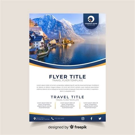 Travel Brochure Template With Photo