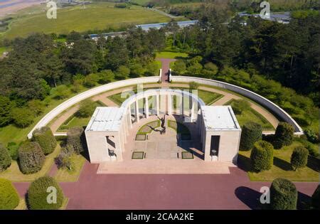 Memorial At The American Cemetery Omaha Beach Colleville Sur Mer