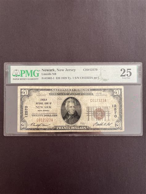 Newark Nj Pmg Ch National Bank Note Ebay