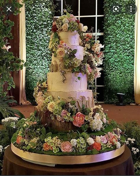 Pin By Kathy On Enchanted Forest Quince Wedding Cake Forest Forest