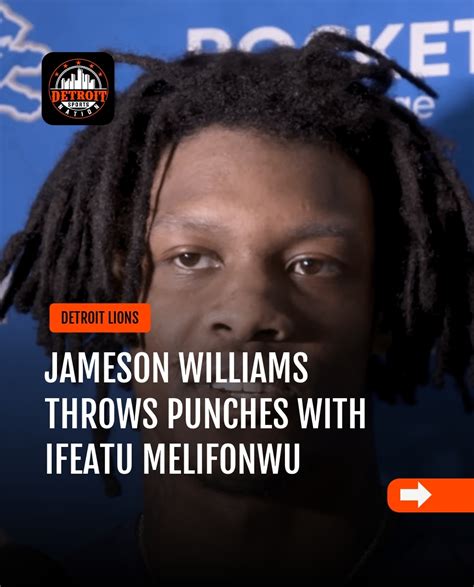 Jameson Williams Throws Punches With Ifeatu Melifonwu - Detroit Sports ...