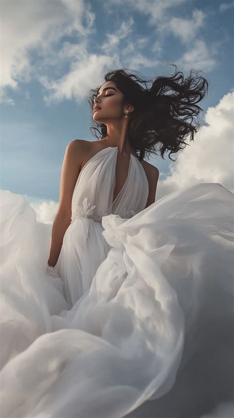 Floating Silk Dream Libra S Cloud Couture In Prom Photoshoot