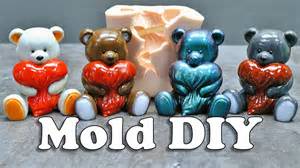 silicone molds  cast plaster figurines