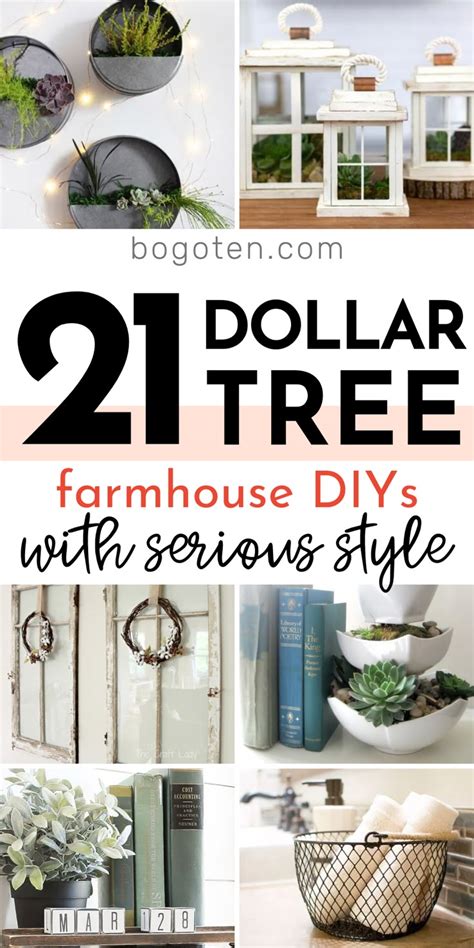 Dollar Tree Farmhouse Diys For Decor With Serious Style Dollar