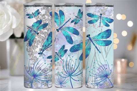 Mardi Gras Butterflies Tumbler Wrap Graphic By Maya Print Design