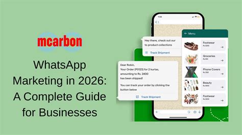 WhatsApp Marketing in 2026: A Complete Guide for Businesses – Mcarbon