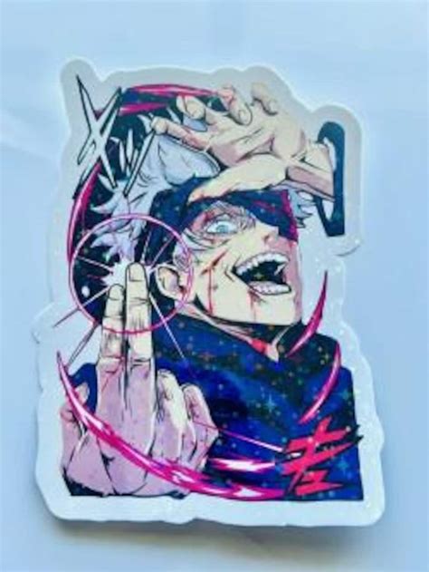 Satoru Holographic Gojo Vector Gojo Jujutsu Kaisen JJK Anime Car Vinyl