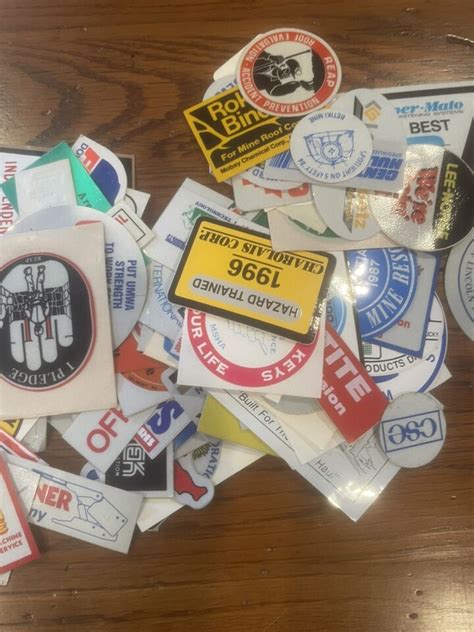 Random Coal Mining Vendor Stickers Lot Ebay