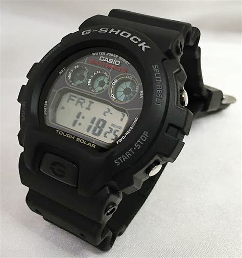 CASIO G SHOCK GW 6900 1JF Black Tough Solar Atomic Radio Men Digital