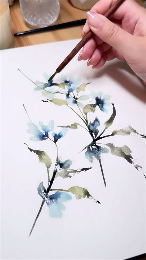 On Instagram Intuitive Watercolour Florals With