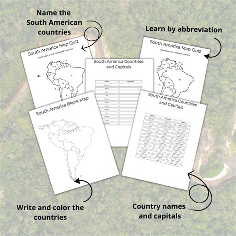 Free Printable Map Of South America Labeled The Facts Institute