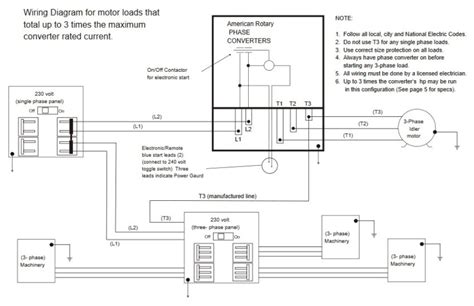 Wiring Schematic For Phase Rotary Converter