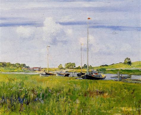 A Sunny Day At Shinnecock Bay By William Merritt Chase Artchive