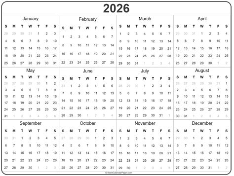 Navigating The Future A Comprehensive Guide To Free Printable 2026