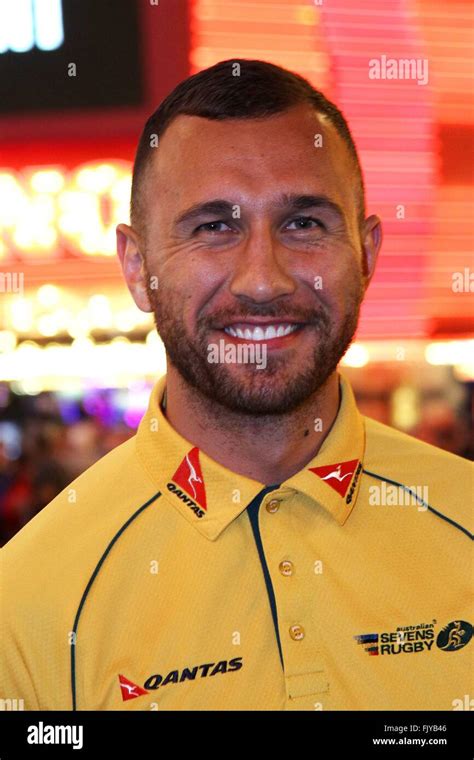 Las Vegas NV USA 3rd Mar 2016 Quade Cooper Of Australia In