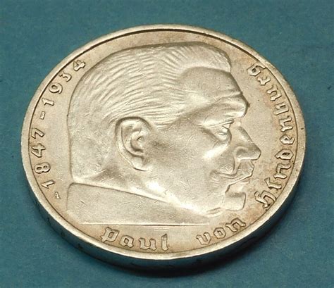 1937 A GERMANY German Third Reich 2 MARK COIN SILVER EBay