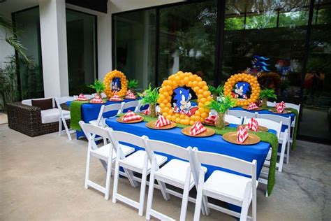 Sonic The Hedgehog Birthday Party Ideas Photo 4 Of 10 Hedgehog