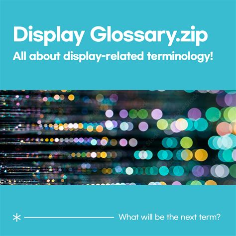 Display Glossary Zip Ep Qd Oled