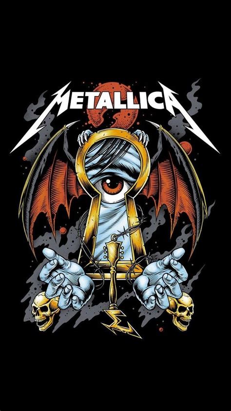 Pin By Carlotta On K Metallica Art Heavy Metal Art Rock Poster Art