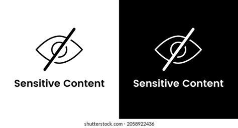 106 Sensitive Content Template Stock Vectors And Vector Art Shutterstock