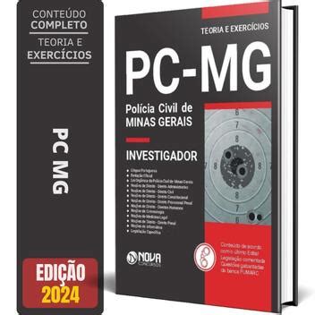 Apostila Pc Mg Investigador Nova Concursos Livros Para