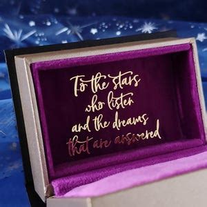 Acotar Officially Licensed Velaris Jewelry Box Acotar Merch Jewelry