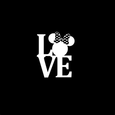 Love Minnie Disney Decal Window Car Sticker 4 Wallpaper Iphone