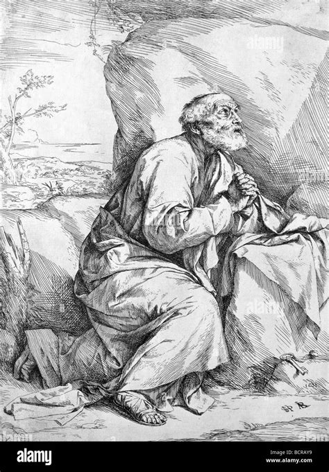 Saint kneeling Black and White Stock Photos & Images - Alamy