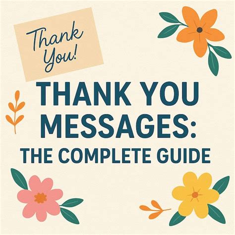 300 Thank You Messages Saying Thanks From The Heart Guide