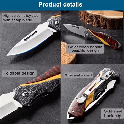 Folding Knife Tactical Survival Knives Hunting Camping Blade Edc Multi