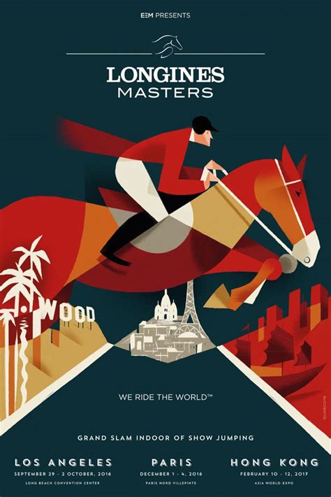 Longines Masters Graphic Design Trends Creative Posters Poster Design