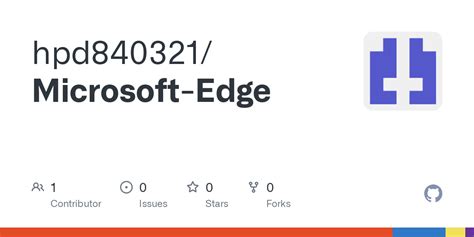 Github Hpd Microsoft Edge