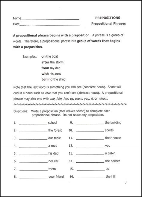 English Worksheet For Th Grade