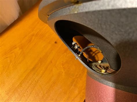 Tannoy Lsu Hf L Dust Cap Orange Film Et Radio Red Monitor Ebay