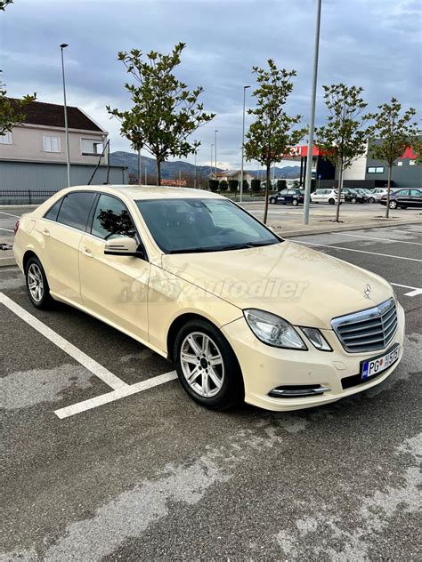 Mercedes Benz E Cdi Cijena Crna Gora Podgorica