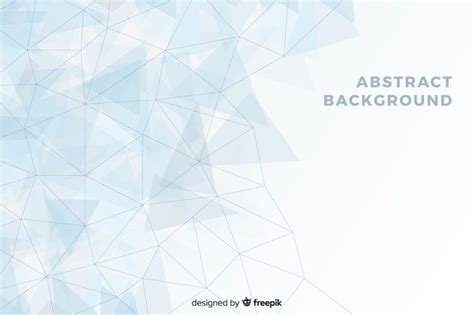 Light Blue And White Geometric Shapes Background Free Vector