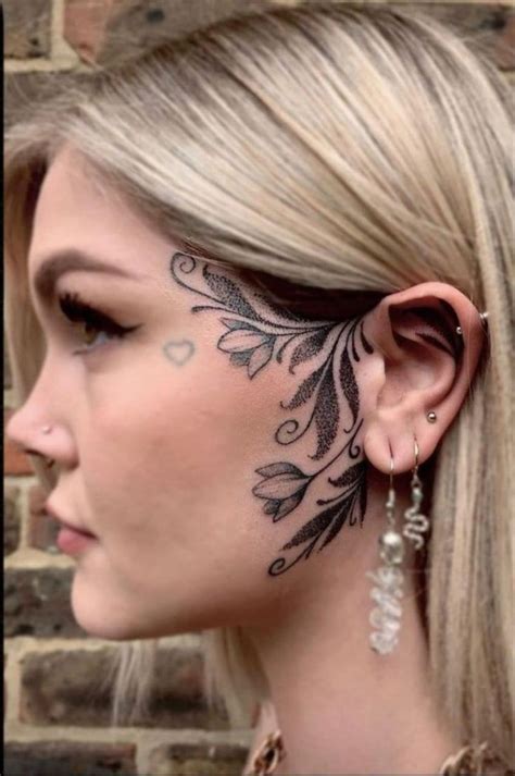 Flower Face Tattoo Ideas The Ultimate Guide To Expressive Ink