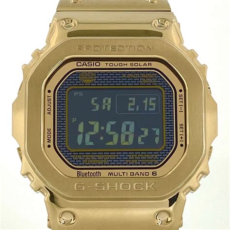 楽天市場カシオ CASIO ジーショック G SHOCK GMW B5000GD 9JF フルメタル 5000シリーズ 電波ソーラー