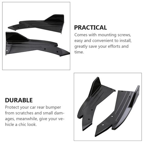 Pcs Rear Diffuser Rear Rear Diffuser Rear Splitter Ebay