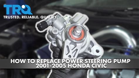 How To Replace Power Steering Pump Honda Odyssey 2003 2003 H