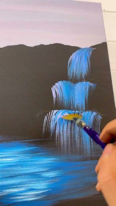 How To Paint A Waterfall Art Tipsandtricks Beginner Tutorials