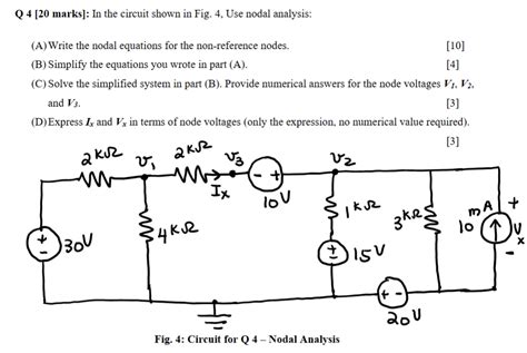 Q Marks In The Circuit Shown In Fig Use Chegg