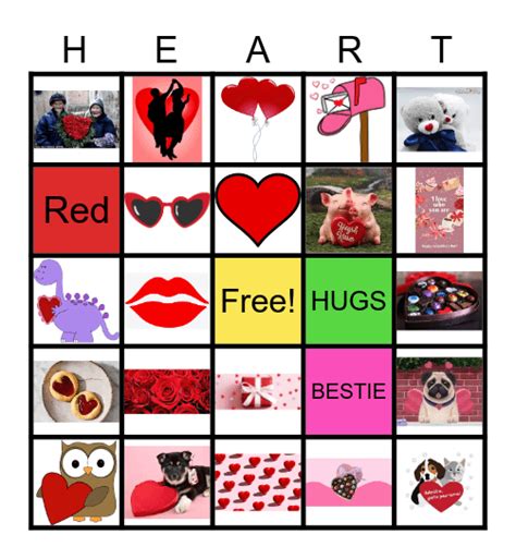 Valentine S Day Bingo Card