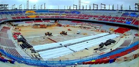 Así avanzan las obras del Camp Nou