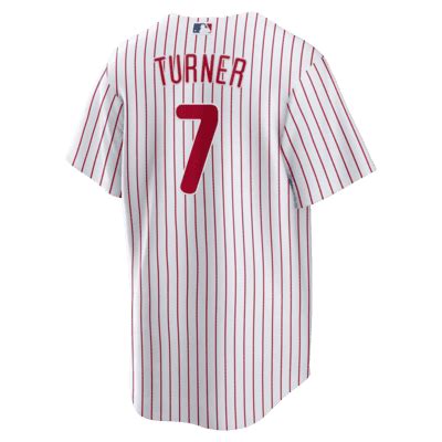 MLB Philadelphia Phillies Trea Turner Men S Replica Baseball Jersey